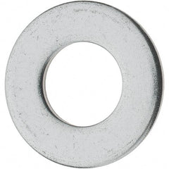 Value Collection - 1/2" Screw, Grade 18-8 Stainless Steel Standard Flat Washer - 17/32" ID x 1-1/16" OD, 0.095" Thick - Benchmark Tooling