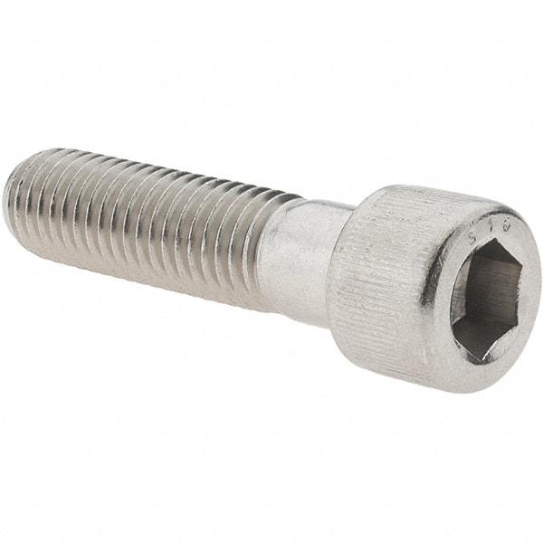 Value Collection - 5/8-11 UNC Hex Socket Drive, Socket Cap Screw - Grade 316 Stainless Steel, Uncoated, 2-1/2" Length Under Head - Benchmark Tooling