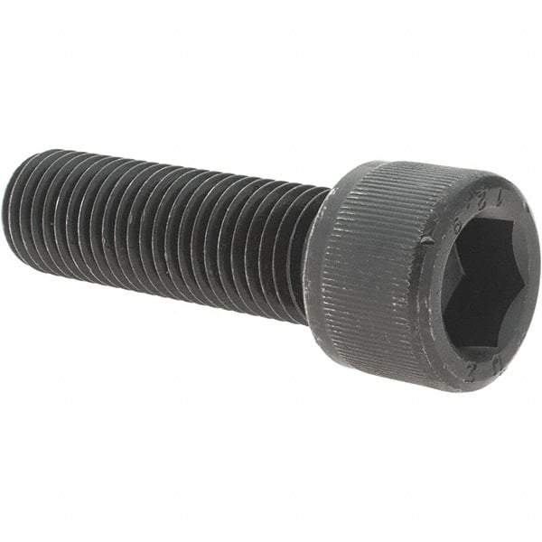 Value Collection - M20x2.50 Metric Coarse Hex Socket Drive, Socket Cap Screw - Grade 12.9 Alloy Steel, Black Oxide Finish, Fully Threaded, 65mm Length Under Head - Benchmark Tooling