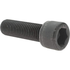 Value Collection - M20x2.50 Metric Coarse Hex Socket Drive, Socket Cap Screw - Grade 12.9 Alloy Steel, Black Oxide Finish, Fully Threaded, 65mm Length Under Head - Benchmark Tooling