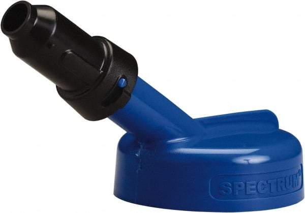 Trico - 4 Gal Capacity Polyethylene Oil Storage System - 1" Tip OD, 7" Straight Spout, Blue - Benchmark Tooling