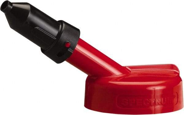 Trico - 4 Gal Capacity Polyethylene Oil Storage System - 1/2" Tip OD, 7" Straight Spout, Red - Benchmark Tooling