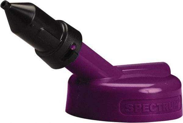 Trico - 4 Gal Capacity Polyethylene Oil Storage System - 1/4" Tip OD, 7" Straight Spout, Purple - Benchmark Tooling