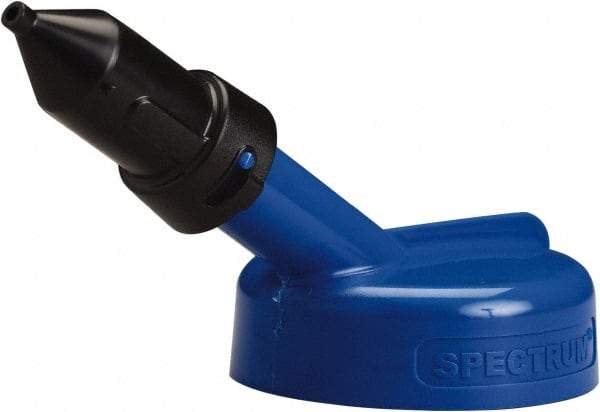 Trico - 4 Gal Capacity Polyethylene Oil Storage System - 1/4" Tip OD, 7" Straight Spout, Blue - Benchmark Tooling