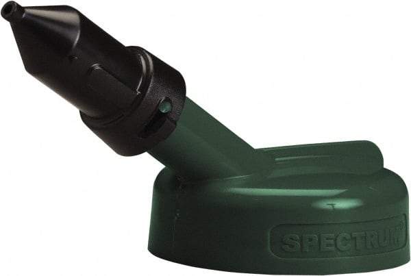 Trico - 4 Gal Capacity Polyethylene Oil Storage System - 1/4" Tip OD, 7" Straight Spout, Dark Green - Benchmark Tooling