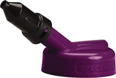 Trico - 4 Gal Capacity Polyethylene Oil Storage System - 1/2" Tip OD, 7" Straight Spout, Purple - Benchmark Tooling