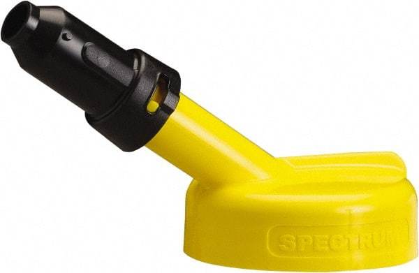 Trico - 4 Gal Capacity Polyethylene Oil Storage System - 1" Tip OD, 7" Straight Spout, Yellow - Benchmark Tooling