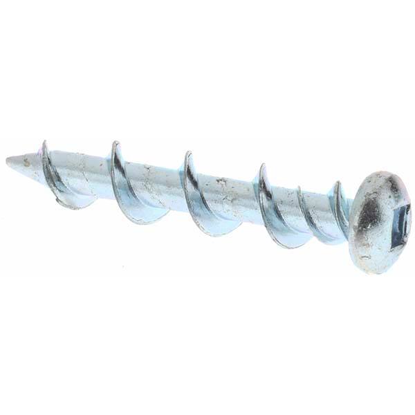 Value Collection - 1/4", 1-1/4" Length Under Head, Robertson Drive Pan Head, Steel Drywall Screws - Benchmark Tooling