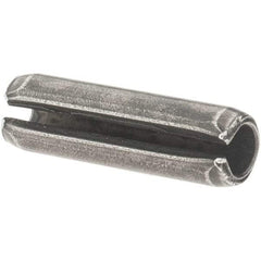 Value Collection - 7/32" Diam x 3/4" Long Slotted Spring Pin - Grade 1070-1090 Alloy Steel, Uncoated - Benchmark Tooling