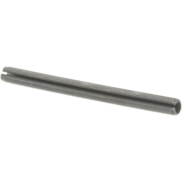 Value Collection - 5/64" Diam x 1" Long Slotted Spring Pin - Grade 1070-1090 Alloy Steel, Uncoated - Benchmark Tooling