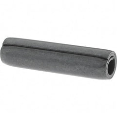 Value Collection - 5/16" Diam x 1-1/4" Long Coiled Spring Pin - Grade 1070-1090 Alloy Steel, Black Oxide Finish - Benchmark Tooling