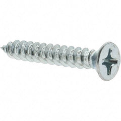 Value Collection - #12 Flat Head Phillips Sheet Metal Screw - Steel, 1-1/2" OAL, Grade 2 - Benchmark Tooling