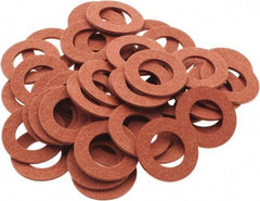 Value Collection - Vulcanized Fibre Standard Flat Washer - 0.312" ID x 9/16" OD, 0.031" Thick, Plain Finish - Benchmark Tooling
