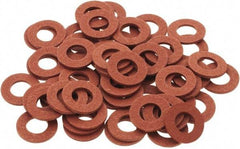 Value Collection - Vulcanized Fibre Standard Flat Washer - 0.187" ID x 3/8" OD, 0.031" Thick, Plain Finish - Benchmark Tooling