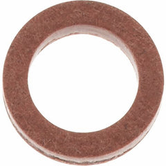 Value Collection - Vulcanized Fibre Standard Flat Washer - 0.187" ID x 0.281" OD, 0.062" Thick, Plain Finish - Benchmark Tooling