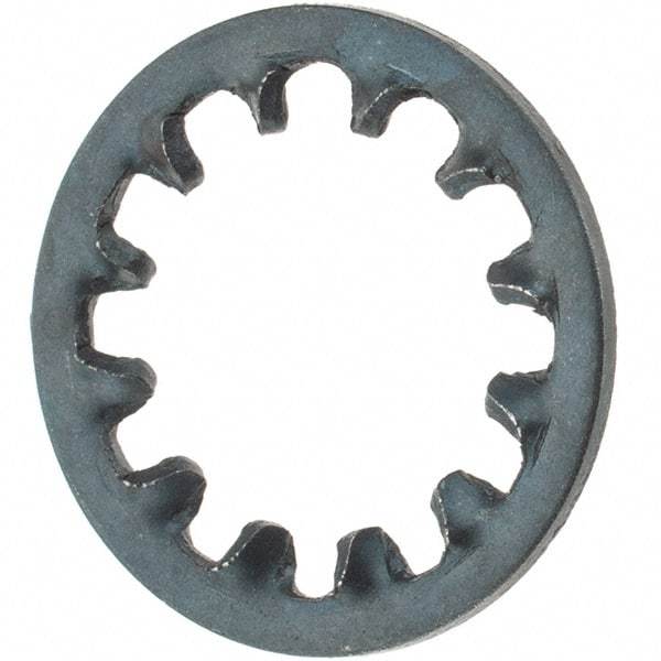 Value Collection - 7/16" Screw, Steel Internal Tooth Lock Washer - Zinc-Plated, Grade 2 - Benchmark Tooling