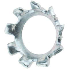 Value Collection - #10 Screw, Steel Countersunk External Tooth Lock Washer - Zinc-Plated, Grade 2 - Benchmark Tooling