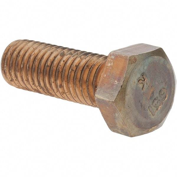 Value Collection - 1/2-13 UNC, 1-1/2" Length Under Head Hex Head Cap Screw - Silicon Bronze, 3/4" Hex - Benchmark Tooling