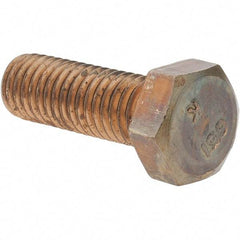 Value Collection - 1/2-13 UNC, 1-1/2" Length Under Head Hex Head Cap Screw - Silicon Bronze, 3/4" Hex - Benchmark Tooling
