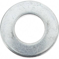 Value Collection - 5/16" Screw, Steel SAE Flat Washer - 11/32" ID x 11/16" OD, 1/16" Thick, Zinc-Plated Finish - Benchmark Tooling