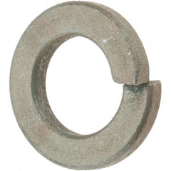 Value Collection - 7/16", 0.109" Thick Split Lock Washer - AISI 4037 Alloy Steel, Zinc Yellow Dichromate Finish, 0.44" Min ID, 0.45" Max ID, 0.776" Max OD - Benchmark Tooling