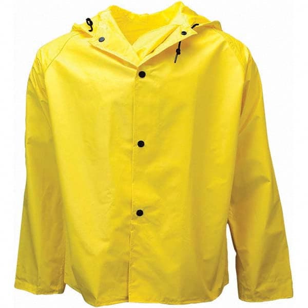 Neese - Size XS Yellow Rain & Flame Resistant/Retardant Rain Jacket - Benchmark Tooling