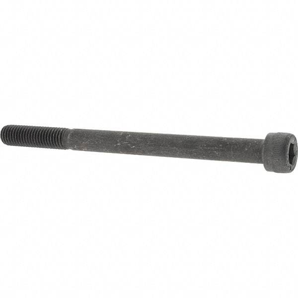 Value Collection - M10x1.50 Metric Coarse Hex Socket Drive, Socket Cap Screw - Grade 12.9 Alloy Steel, Black Oxide Finish, Partially Threaded, 130mm Length Under Head - Benchmark Tooling