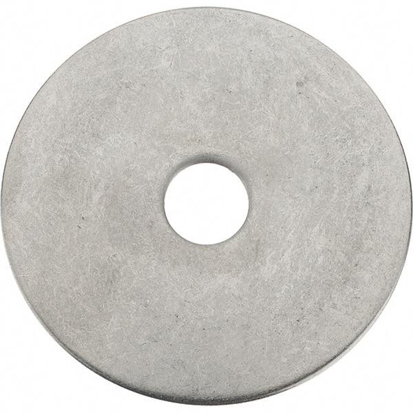Value Collection - 3/8" Screw, Grade 18-8 Stainless Steel Fender Flat Washer - 25/64" ID x 2" OD - Benchmark Tooling