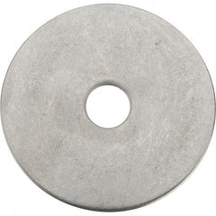 Value Collection - 3/8" Screw, Grade 18-8 Stainless Steel Fender Flat Washer - 25/64" ID x 2" OD - Benchmark Tooling