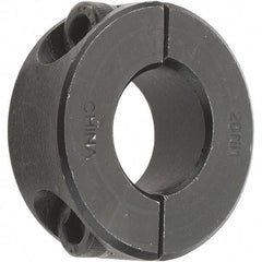 Value Collection - 20mm Bore, Steel, Two Piece Shaft Collar - 1-5/8" Outside Diam - Benchmark Tooling