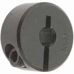 Value Collection - 4mm Bore, Steel, One Piece Clamp Collar - 11/16" Outside Diam - Benchmark Tooling