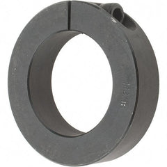 Value Collection - 1-13/16" Bore, Steel, One Piece One Piece Split Shaft Collar - 2-7/8" Outside Diam, 11/16" Wide - Benchmark Tooling