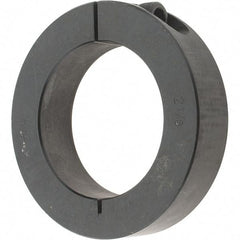 Value Collection - 2-1/8" Bore, Steel, One Piece One Piece Split Shaft Collar - 3-1/4" Outside Diam, 3/4" Wide - Benchmark Tooling