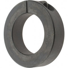 Value Collection - 1-11/16" Bore, Steel, One Piece One Piece Split Shaft Collar - 2-3/4" Outside Diam, 11/16" Wide - Benchmark Tooling