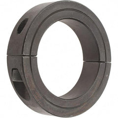 Value Collection - 2-5/16" Bore, Steel, Two Piece Two Piece Split Shaft Collar - 3-1/2" Outside Diam, 3/4" Wide - Benchmark Tooling