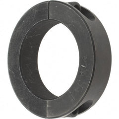 Value Collection - 2-1/16" Bore, Steel, Two Piece Two Piece Split Shaft Collar - 3-1/4" Outside Diam, 3/4" Wide - Benchmark Tooling