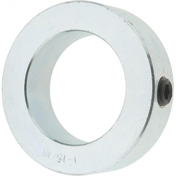 Value Collection - 1-15/16" Bore, Steel, Set Screw Shaft Collar - 3" Outside Diam, 7/8" Wide - Benchmark Tooling