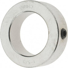 Value Collection - 1-5/8" Bore, Steel, Set Screw Shaft Collar - 2-1/2" Outside Diam, 13/16" Wide - Benchmark Tooling
