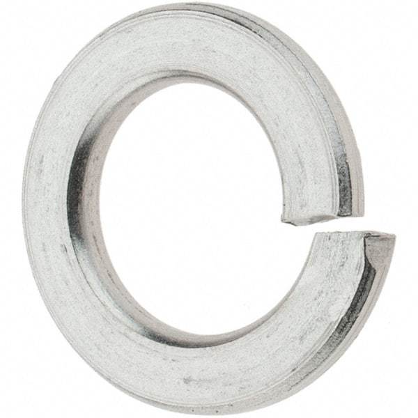 Value Collection - M10, 10.2mm ID, 18.1mm OD, 2.2mm Thick Split Lock Washer - 316 Austenitic Grade A4 Stainless Steel, Uncoated, 10.2mm Min ID, 10.7mm Max ID, 18.1mm Max OD - Benchmark Tooling
