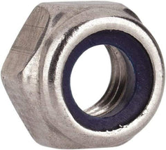 Value Collection - M5x0.80 Metric Coarse 316 & Austenitic Grade A4 Hex Lock Nut with Nylon Insert - 5mm High, Uncoated - Benchmark Tooling