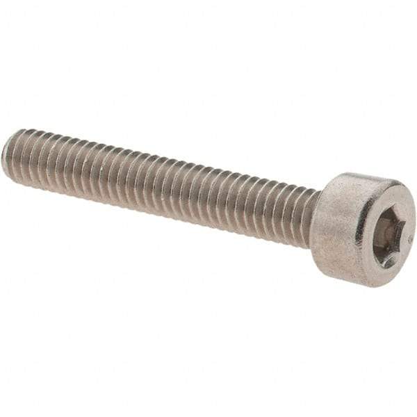 Value Collection - M4x0.70 Metric Coarse Hex Socket Drive, Socket Cap Screw - Grade 316 & Austenitic A4 Stainless Steel, Uncoated, Partially Threaded, 25mm Length Under Head - Benchmark Tooling