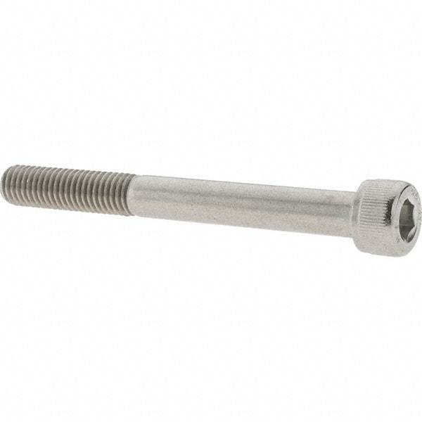 Value Collection - M8x1.25 Metric Coarse Hex Socket Drive, Socket Cap Screw - Grade 18-8 & Austenitic A2 Stainless Steel, Uncoated, Partially Threaded, 75mm Length Under Head - Benchmark Tooling