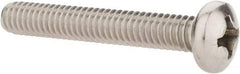 Value Collection - #12-24 UNC, 1-1/2" Length Under Head Phillips Drive Machine Screw - Pan Head, Grade 18-8 Stainless Steel, Uncoated, Without Washer - Benchmark Tooling