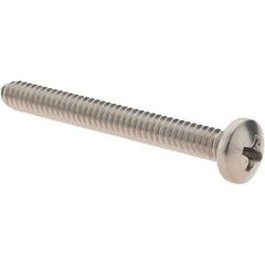 Value Collection - #10-24 UNC, 1-3/4" Length Under Head Phillips Drive Machine Screw - Pan Head, Grade 18-8 Stainless Steel, Uncoated, Without Washer - Benchmark Tooling
