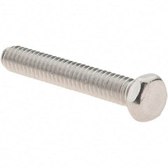Value Collection - #8-32 UNC, 1" Length Under Head Hex Drive Machine Screw - Hex Head, Grade 18-8 Stainless Steel, Uncoated, Without Washer - Benchmark Tooling