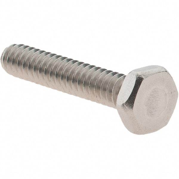 Value Collection - #6-32 UNC, 3/4" Length Under Head Hex Drive Machine Screw - Hex Head, Grade 18-8 Stainless Steel, Uncoated, Without Washer - Benchmark Tooling