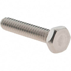 Value Collection - #6-32 UNC, 3/4" Length Under Head Hex Drive Machine Screw - Hex Head, Grade 18-8 Stainless Steel, Uncoated, Without Washer - Benchmark Tooling