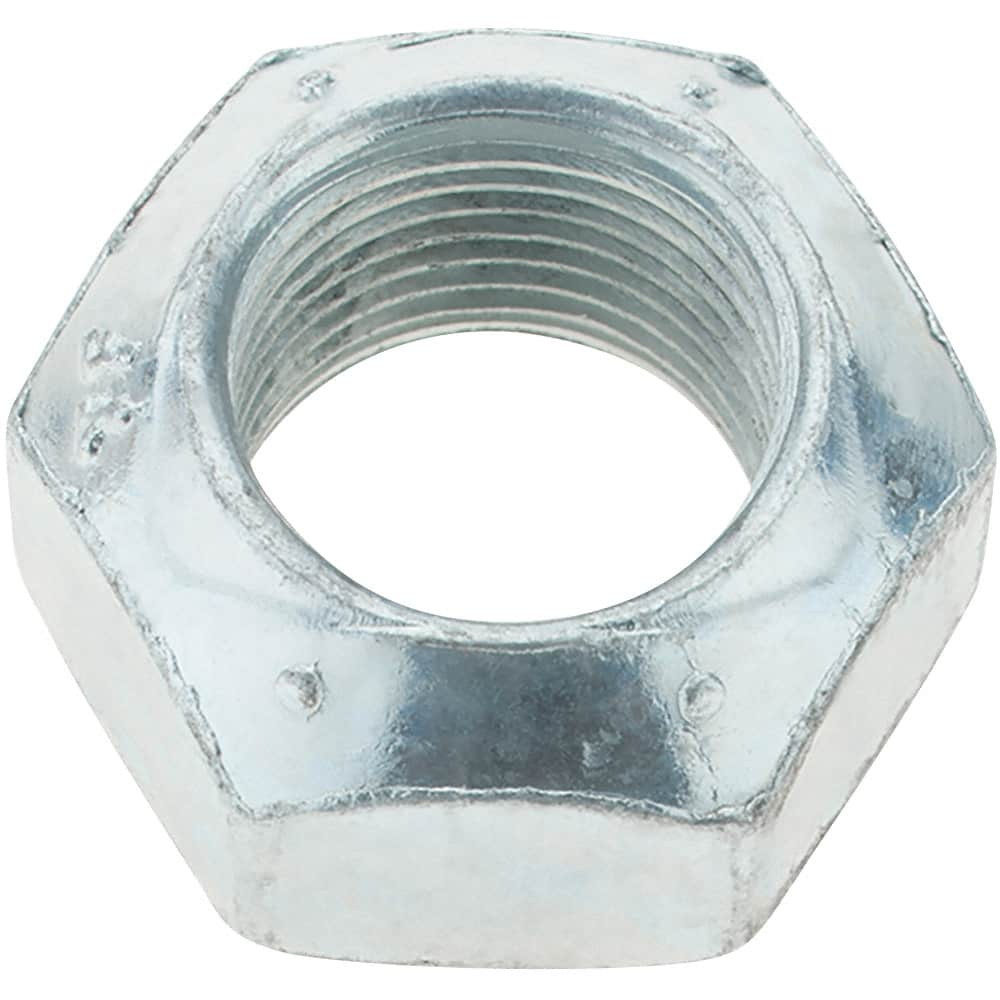 Value Collection - 3/4-16 UNF Grade C Hex Lock Nut with Distorted Thread - Zinc-Plated with Wax Finish - Benchmark Tooling