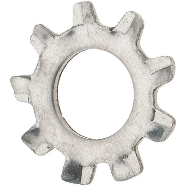Value Collection - #12 Screw, 0.231" ID, Stainless Steel External Tooth Lock Washer - 0.475" OD, Grade 410 - Benchmark Tooling