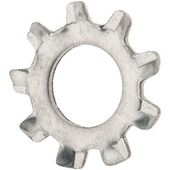Value Collection - #12 Screw, 0.231" ID, Stainless Steel External Tooth Lock Washer - 0.475" OD, Grade 410 - Benchmark Tooling